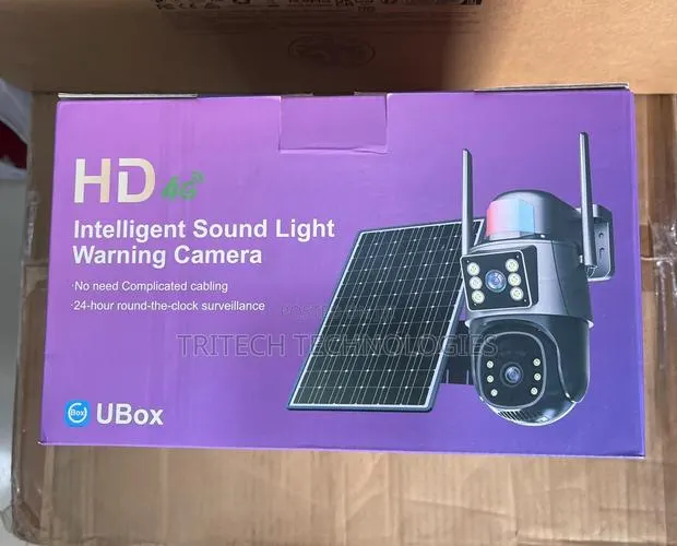 Ubox 4g Outdoor Smart PTZ Dual Lens Solar Camera · Photo 1