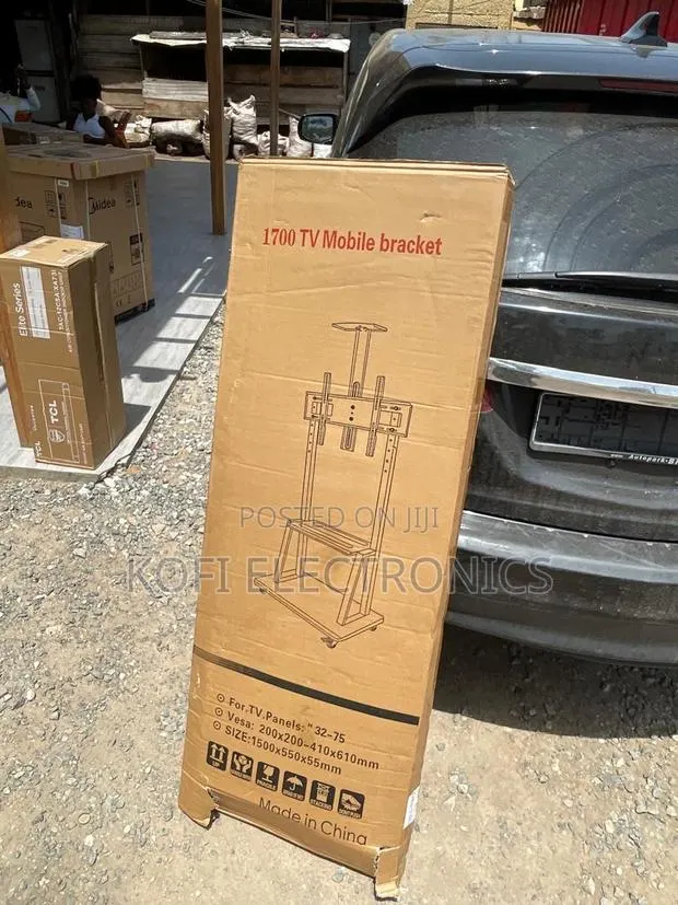 Maxguard 32-75” Universal Floor Stand Strong, Sleek Adjustable · Photo 1
