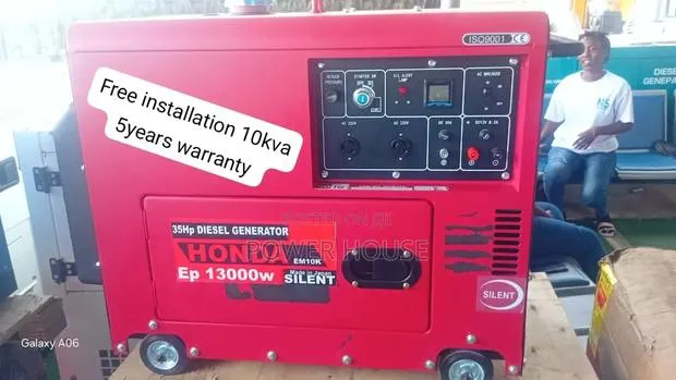 Honda 10kVA Portable Diesel Generator – Durable Efficient 10kva · Photo 1