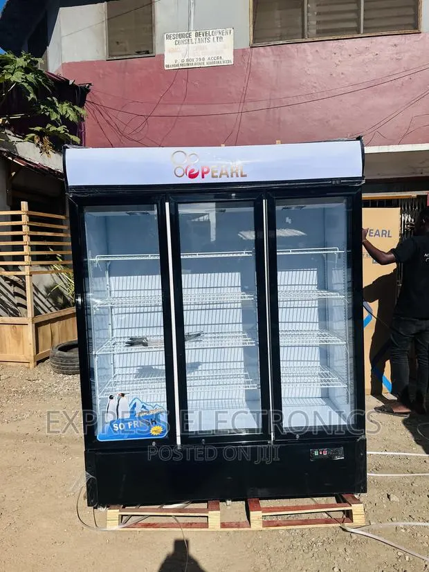 Grab —- A Deal on Pearl Display Fridge 3doors PVC-150 · Photo 1