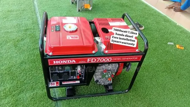 Honda Generator 7.5kva 7000watt Diesel Honda 7.5kva 7000watt · Photo 1