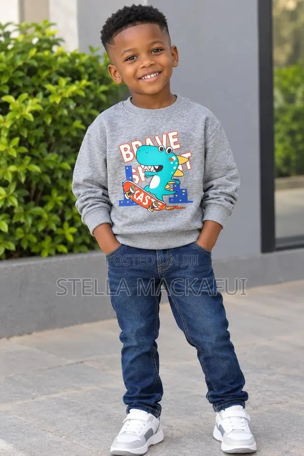 Thick Cotton Sweaters for 1-8yrs Only · Photo 3