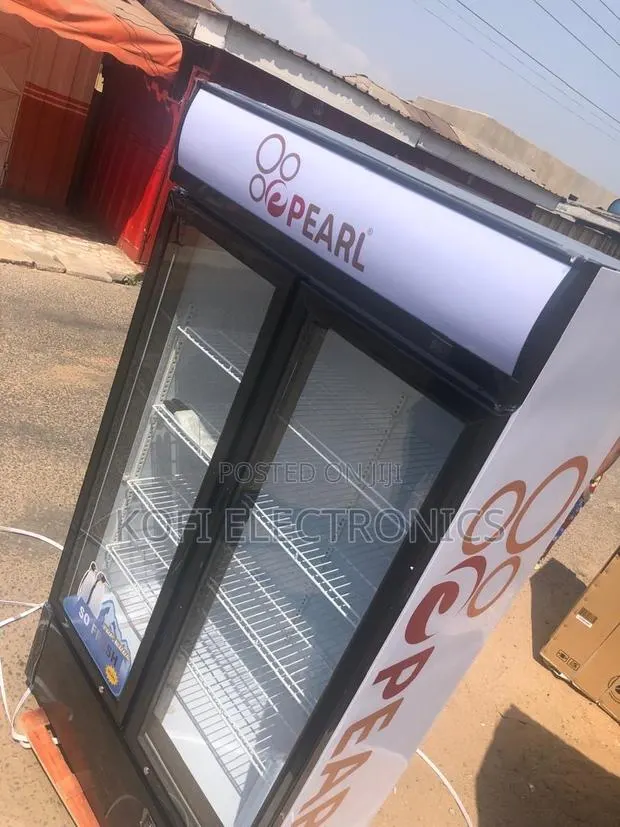 Pearl 400l Double Glass Door Display Fridge Keep It Cool · Photo 1