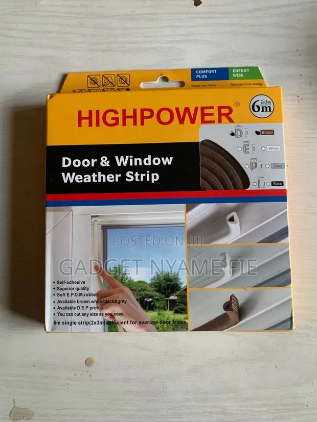 Door and Window Weather Strip - 6 Meters · Photo 1