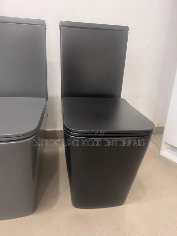 Matte Black Designed Water Closet · Photo 1