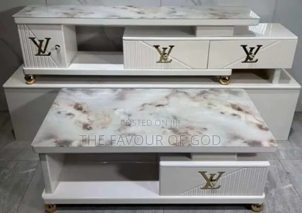Classic and Beautiful Tv Stand With Center Table · Photo 1