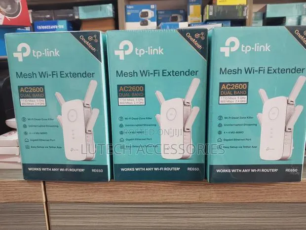 Tp Link Mesh Wi-Fi Extender Dual Band (Re650) · Photo 1