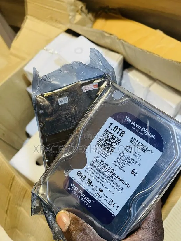 1TB WD CCTV Camera Hard Disk/ Desktop Drive for NVR/ DVR · Photo 1