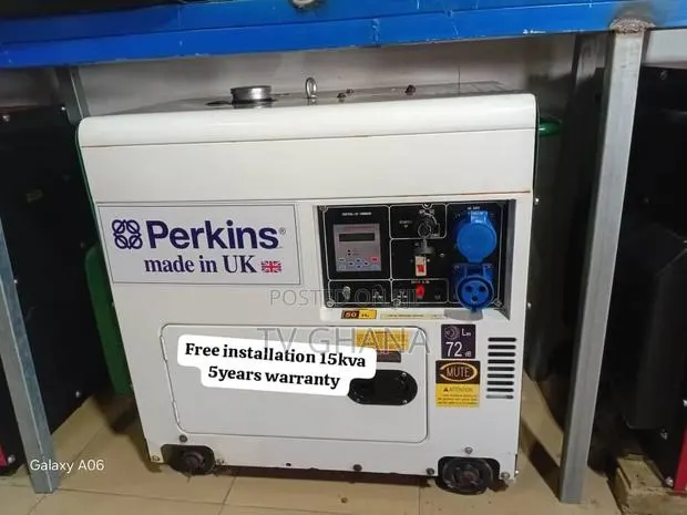 Perkins 15kVA 16.5kW Silent Diesel Generator – Brand New15kva · Photo 1