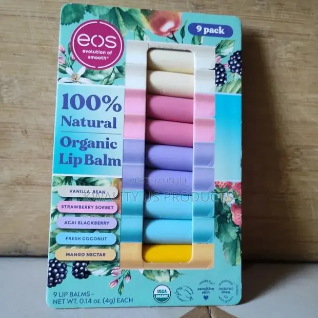 EOS 100% Natural Organic Lip Balm - 9 Pack · Photo 1