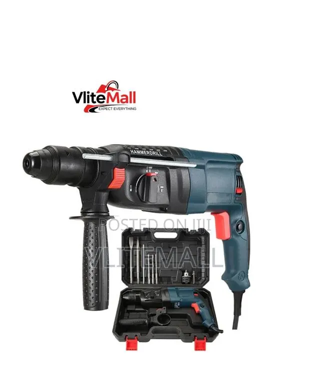 High-Performance Electric Rotary Hammer Drill Set 800w · Photo 1