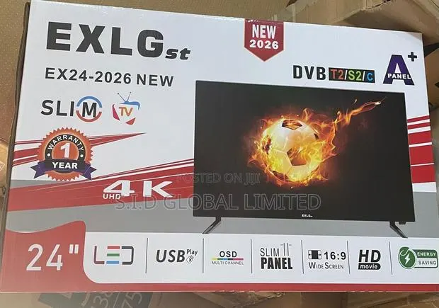 Crystal Clear 24" 720p Hd Ready Exlg Television · Photo 1