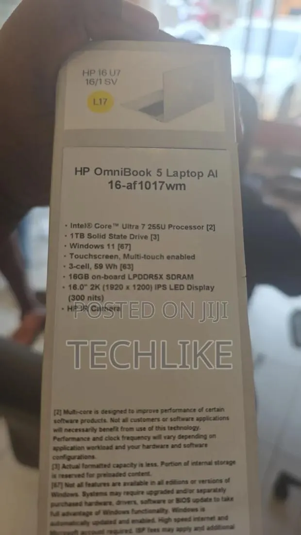 New Laptop HP OmniBook 5 16" 16GB Intel Core Ultra 7 SSD 1T · Photo 1