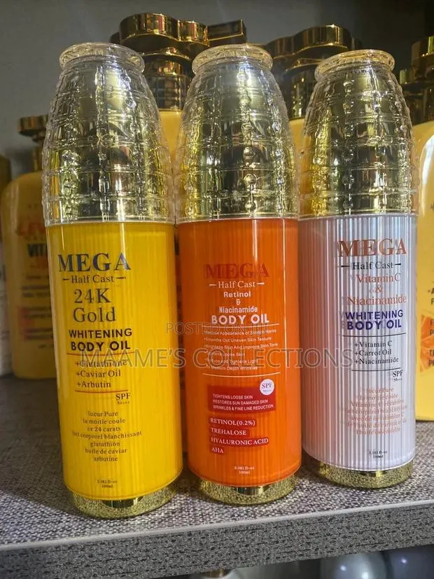 Mega Half Cast Whitening Body Oils · Photo 1
