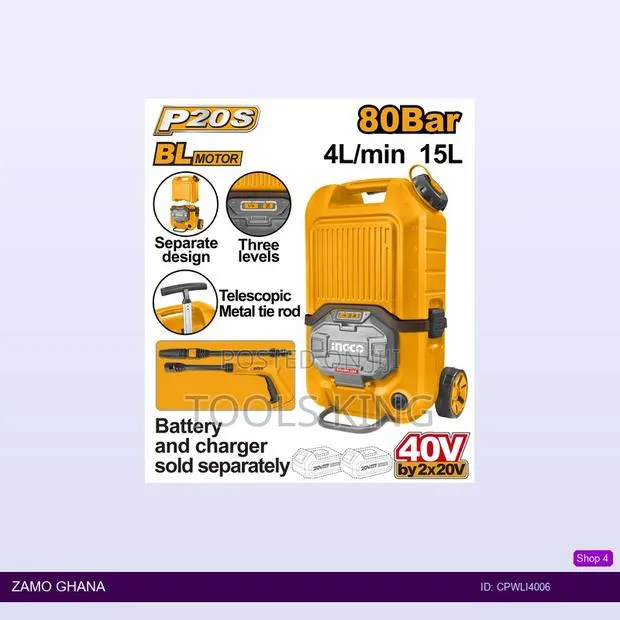 Cordless Pressure - Cpwli4006 · Photo 1