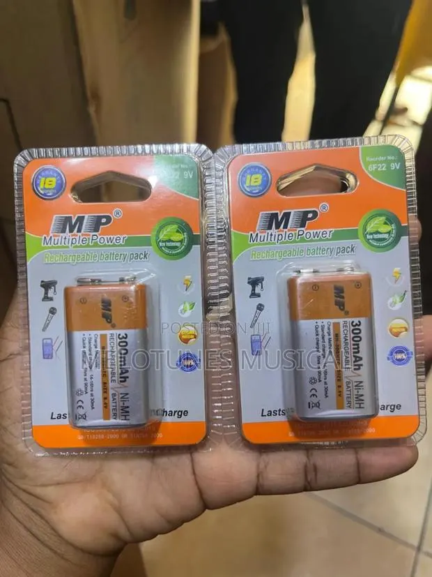 Mp 9volt Rechargeable Batteries · Photo 1