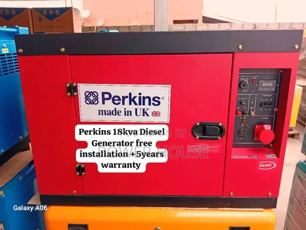 Output Ops Perkins Diesel Generator 18kva Silent Perkins Generator · Photo 1