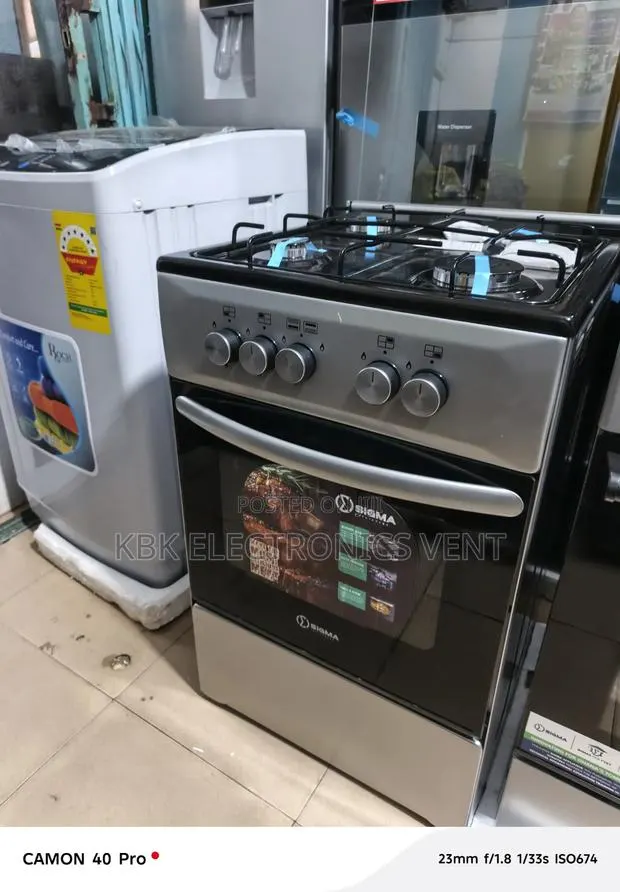 Sigma 50*50 4Burner Gas Cooker Oven + Grill · Photo 1