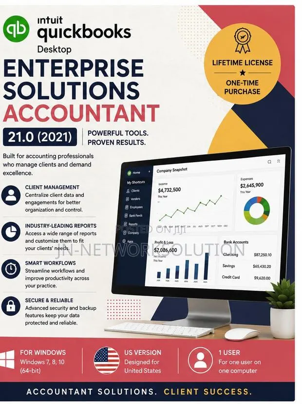 Intuit QuickBooks Desktop Enterprise Solutions Accountant 21.0 (2021) · Photo 1