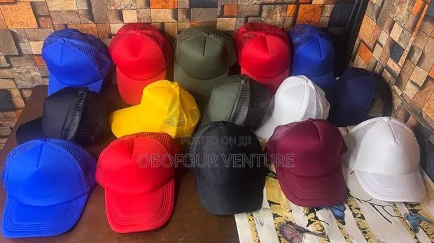 Mens Half Mesh Adjustable Trucker Cap Baseball Hat. · Photo 1