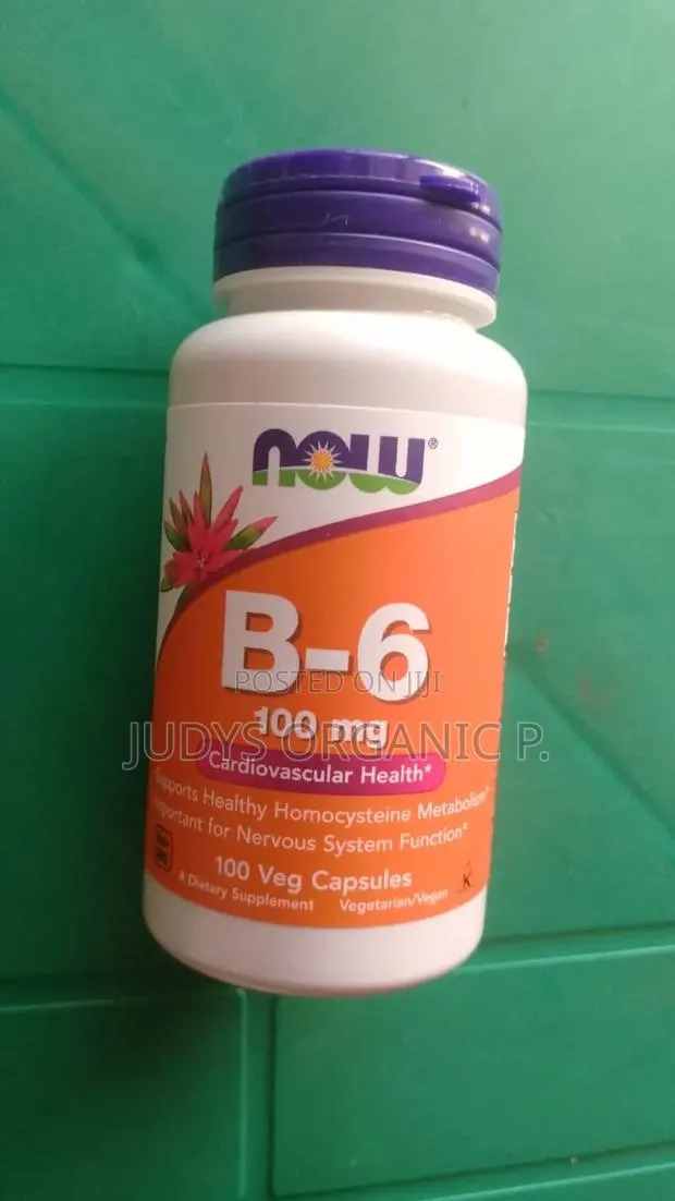 Now Vitamin B-6 Capsules · Photo 1
