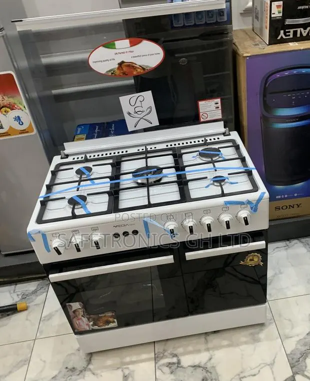 Just Order White Midea 5 Burner Gas Cooker With Oven · Photo 1