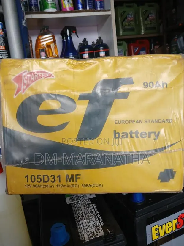 90ah Ef Car Battery From Turkey · Photo 1