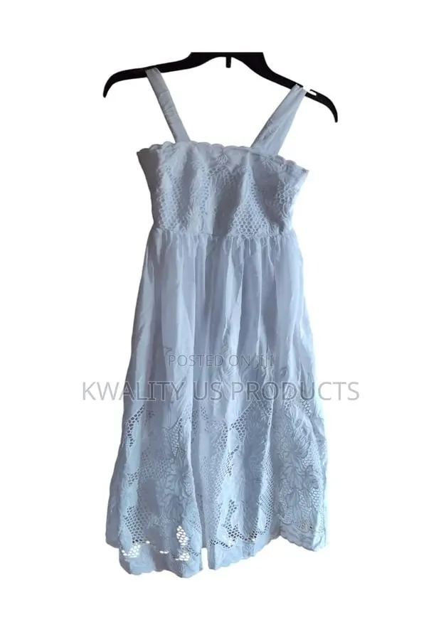 Rare Editions Girls White Embroidered Lace Dress - 7 to 12 Years · Photo 1