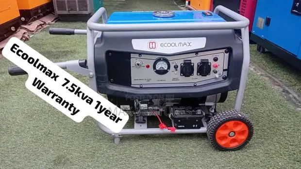 Ecoolmax 7.5kVA Petrol Power Generator – Available Now 7.5kva · Photo 1