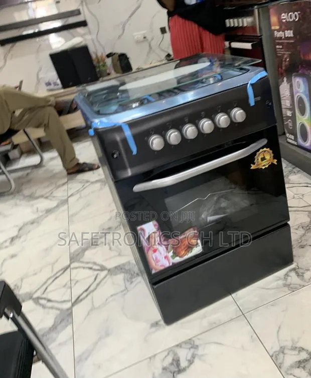 Perfect Sleek Ferre 60x60cm 4-Burner Freestanding Gas Cooker With Oven · Photo 1