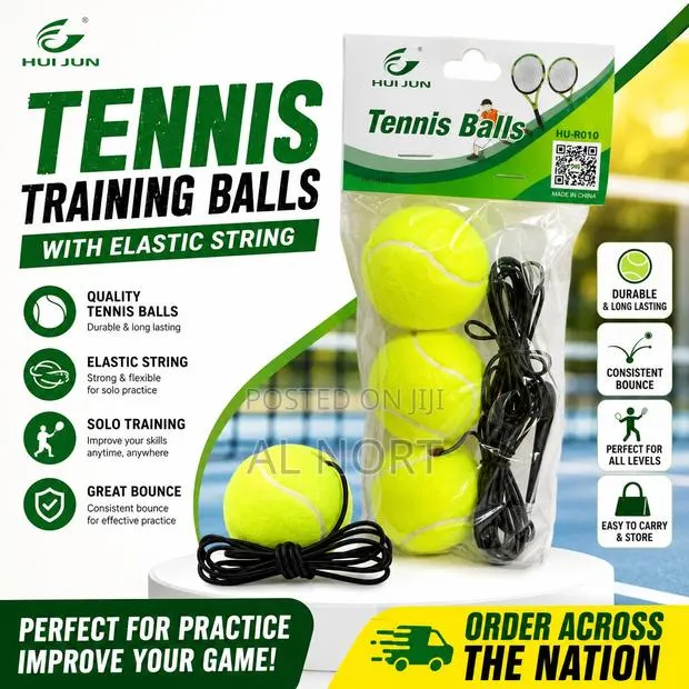 Hui Jun Tennis Training Balls With Elastic String · Photo 1