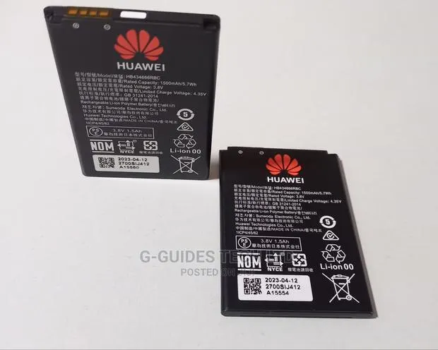 Huawei 3.8V 1500mah Rechargeable Battery, Huawei 4G Battery · Photo 1