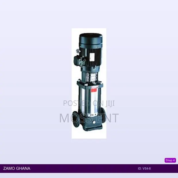 Vertical Stainless Centrifugal Pump 2hp 1.5kw - Vs4-8 · Photo 1
