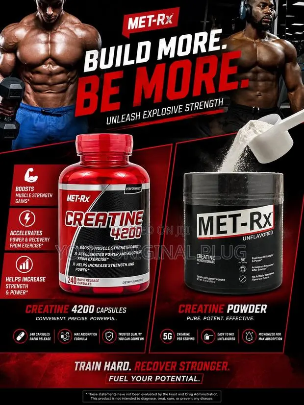 Creatine Monohydrate (Met-rx Creatine 4200) Pills/Powder · Photo 1