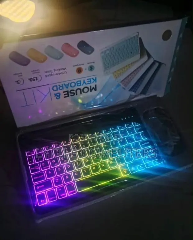 Wireless RGB Bluetooth Keyboard and Mouse · Photo 1