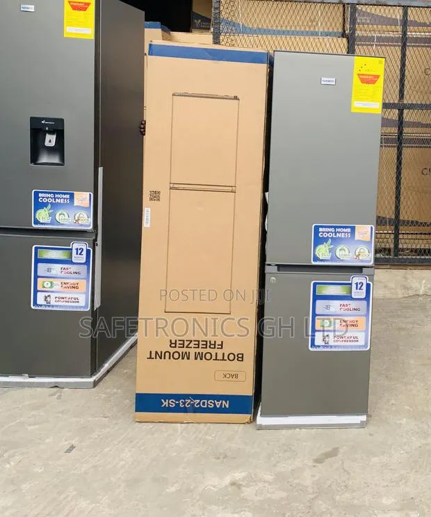 Nasd2-23-Sk Grey (170L) FrostEdge Nasco Bottom Mount Fridge · Photo 1