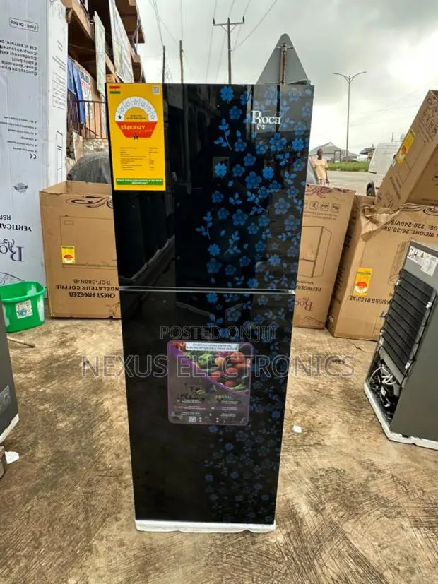 Brand New Roch 138ltrs Double Door Glass Fridge · Photo 1