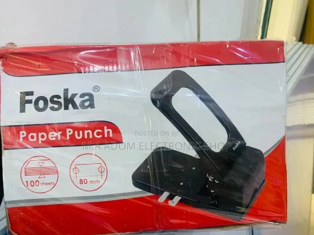 Latest Foska Office Heavy Duty Metal Manual Paper Punch · Photo 1