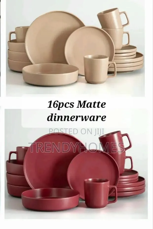 16pcs Grade a Mette Wine Dinner Set · Photo 1