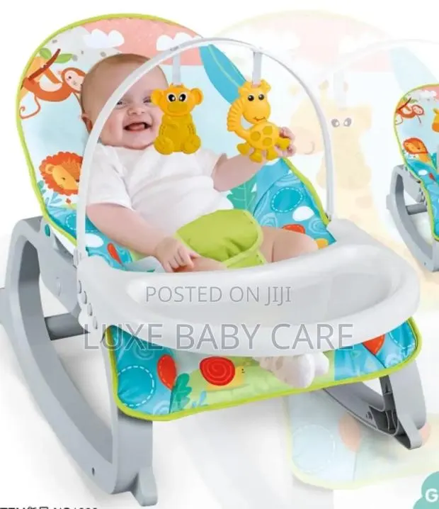 2 in 1 Baby Musical Rocker and Feeding Chair · Photo 1