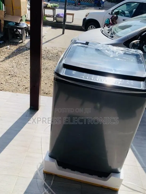 Hot Deals on TCL 18kg F318tlg Top Load Washing Machine Gray · Photo 1