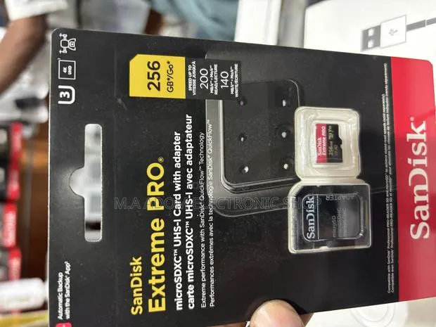 Sandisk Extreme Pro Micro Sd Card 256gb · Photo 1