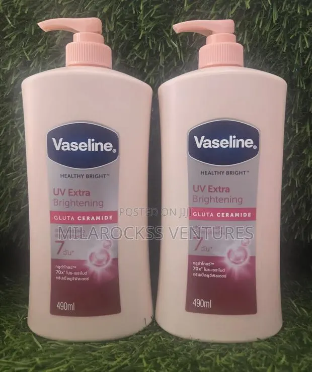 Vaseline Healthy Bright UV Extra Brightening Gluta Ceramide Lotion. · Photo 1
