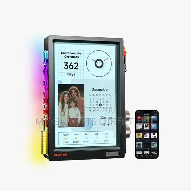 Divoom Times Frame 10.1” Smart Digital Photo Frame Desk Display–64GB · Photo 1
