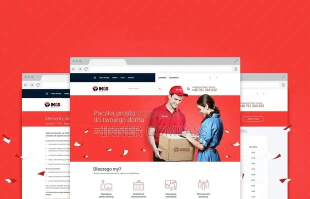 Courier/Shipping Website Design · Photo 1