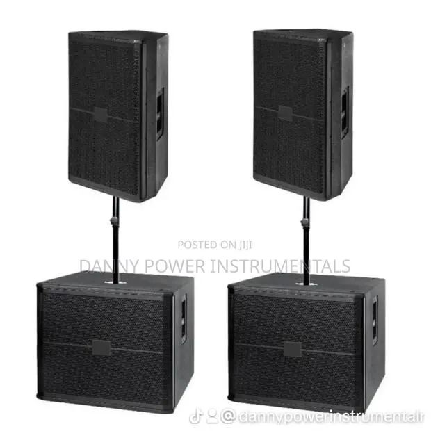 15" Speaker With Horn Tutor and 18"Sub With High Loud Sound and Two · Photo 1