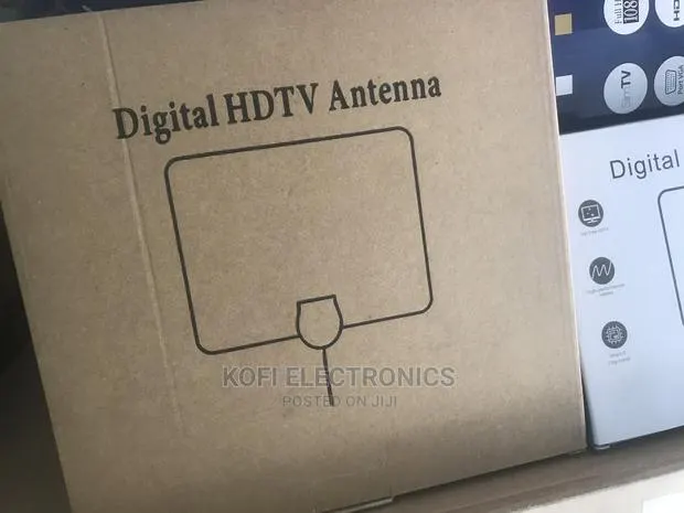 1 X Indoor HDTV Antenna + 1 X Amplifier Signal Booster · Photo 1