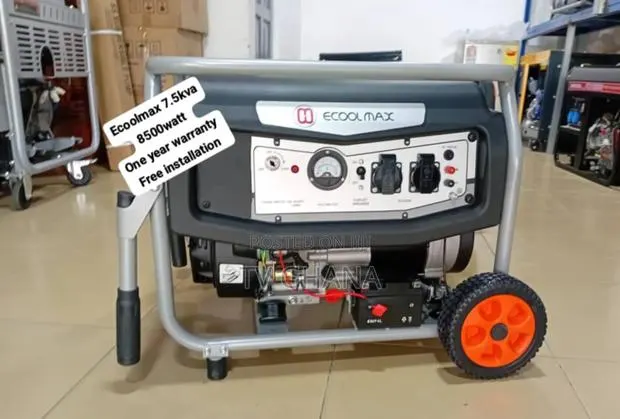 Next Level Backup Ecoolmax Generator 7.5 Petrol Genset · Photo 1