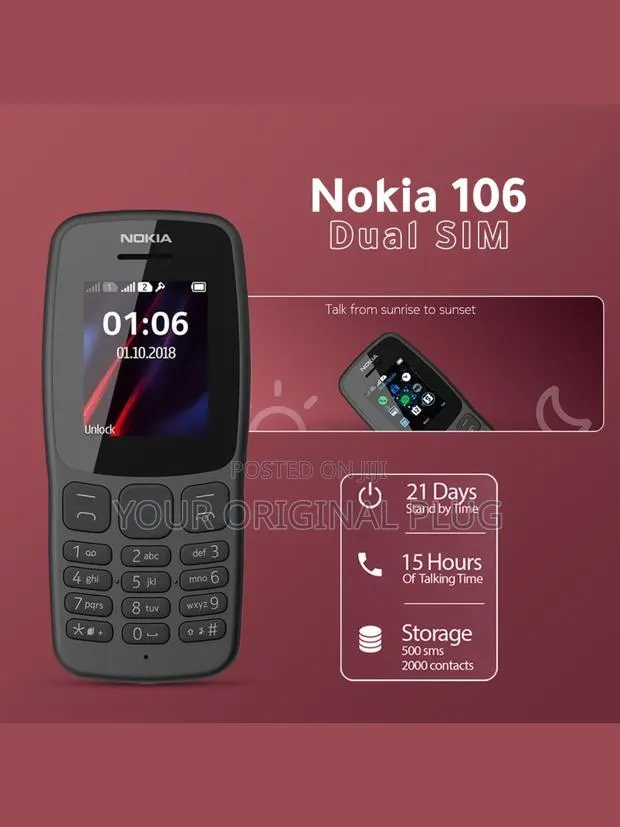 New Nokia 106 Black · Photo 1