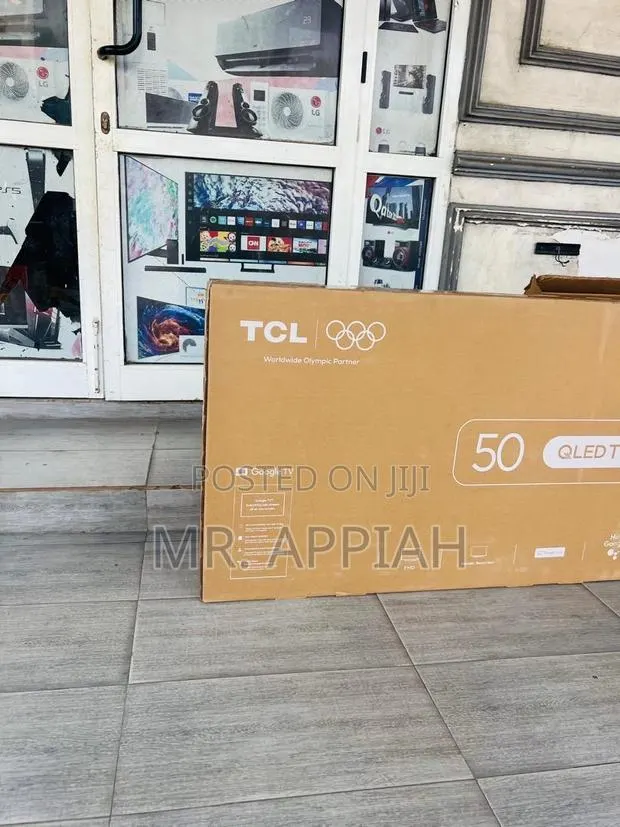 Buy Sleek TCL 50 Inch Qled Smart Satellite Android TV(Black) · Photo 1